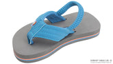 Rainbow Sandals The Grombow Kid's Soft Rubber Top Sole with 1" Strap and Pin line