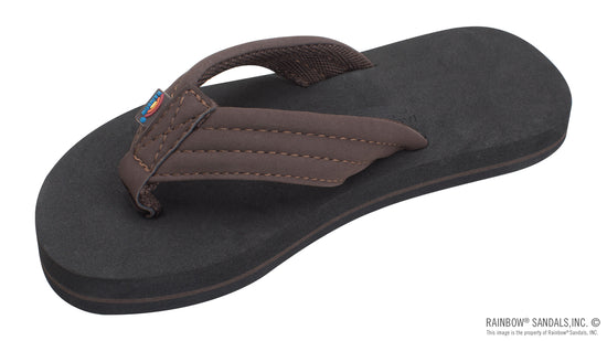 Rainbow Sandals The Grombow Kid's Soft Rubber Top Sole with 1" Strap and Pin line