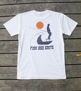 Fish and Grits Hang 10 Tee