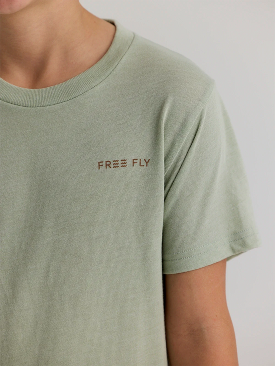 Free Fly Youth Vintage Camo Redfish Tee