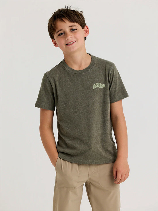 Free Fly Youth First and Last Tee