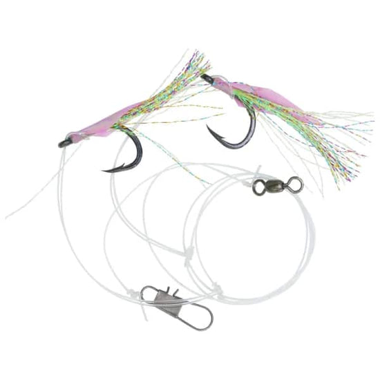 Hogy Lure Company Jig-Biki Crystal Teaser (2-Dropper), 1/0 (30lbs)