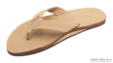 Rainbow Sandals Single Layer Premier Leather with Arch Support 1" Strap