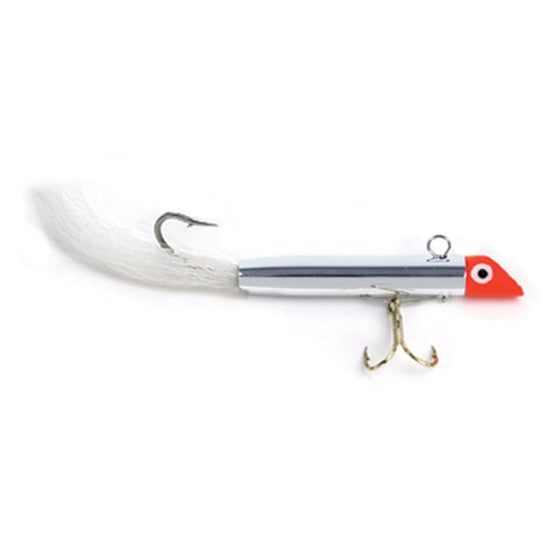 Got-Cha Plug 300/400 Series - 2-1/2" - Red/Silver/Bucktail