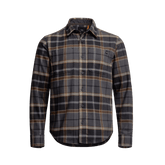 Sitka Ashland Lightweight Flannel Shirt - Black Cattail Plaid