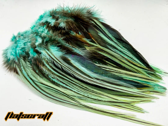 Flats Craft Strung Badger Saddle Feathers