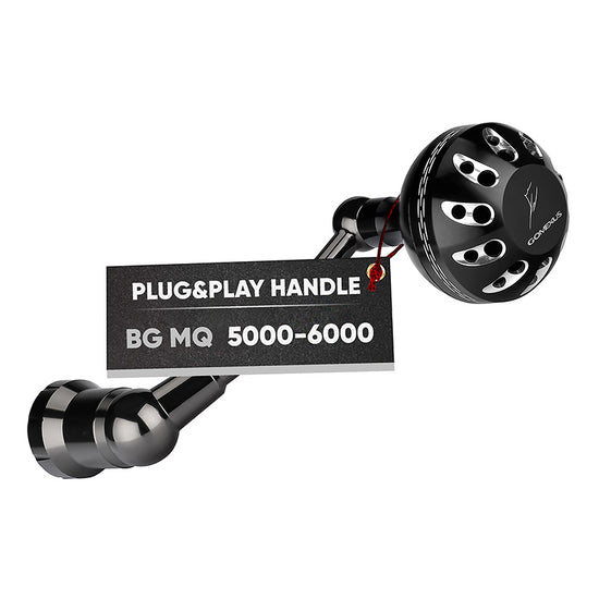 Gomexus Plug & Play Aluminum Power Handle For Daiwa BG MQ Spinning Reel