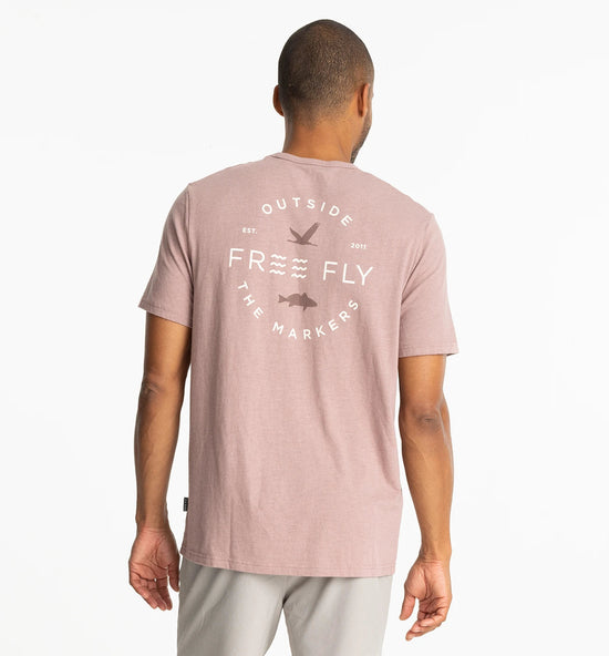 Free Fly Channel Markers Pocket Tee