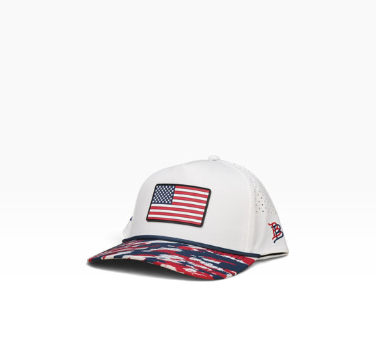 Tailwater USA Flag Patch Rope Hat