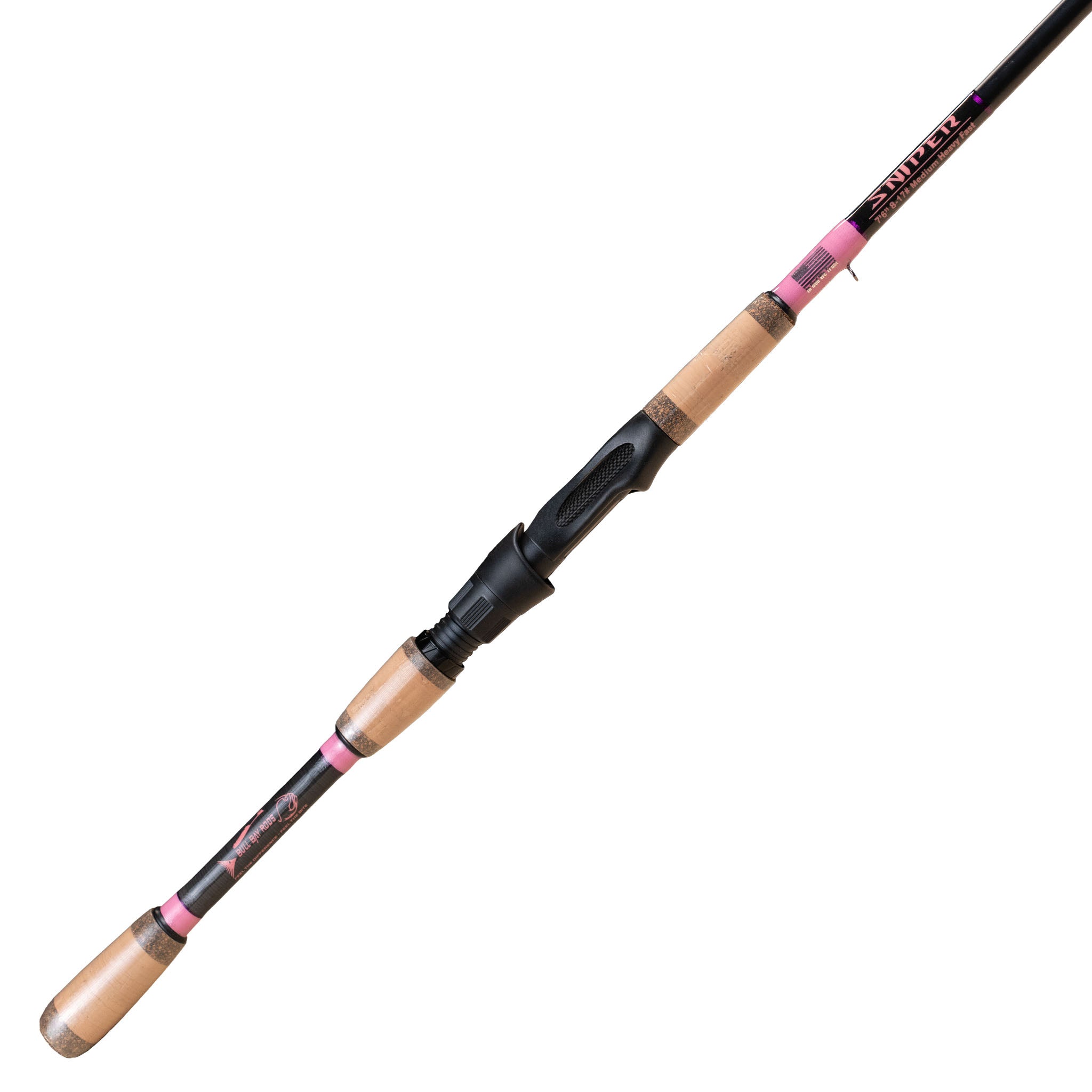 bay fishing pole Bull Bay Sniper Pink Edition Rod