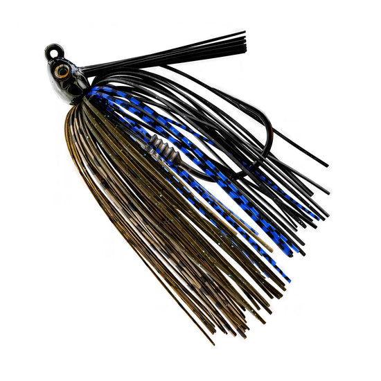 EVO Swim Jig 1/4oz Bruised Green Pumpkin