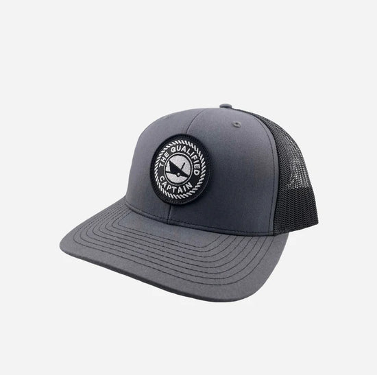 The Qualified Captain Embroidered Patch Trucker Hats