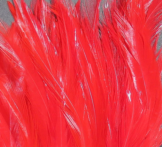 Strung Chinese Saddle Hackle 5"-7"