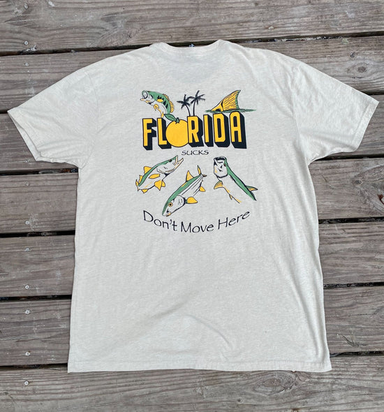 Fish and Grits Florida Sucks Tee