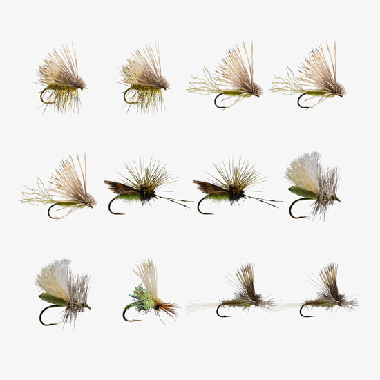 RIO's Olive Caddis Dry Assortment