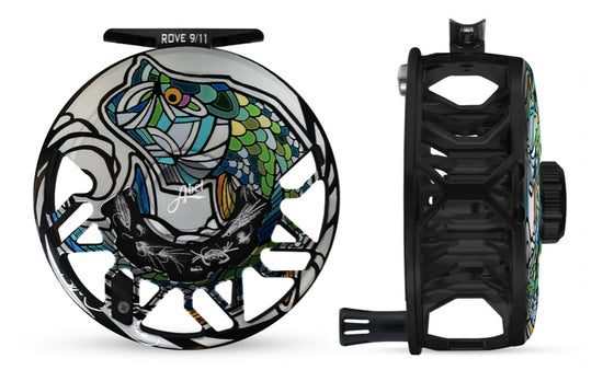 Abel Rove 11/12 Larko Tarpon/Black Handle/Blank Drag Plate