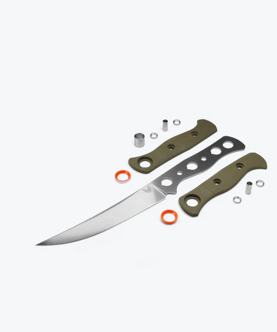Meatcrafter | OD Green G10 | 6" Trailing Point