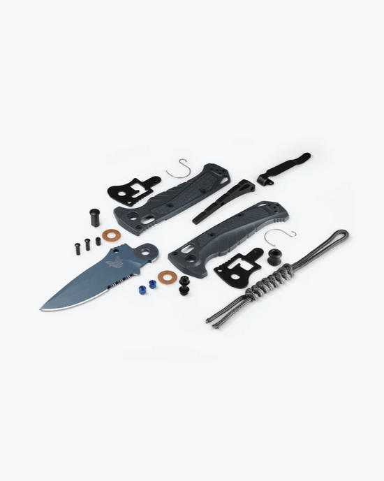 Mini Adira | Tempest Gray | Drop Point Serrated