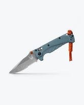 Mini Adira | Depth Blue | Drop-Point Serrated