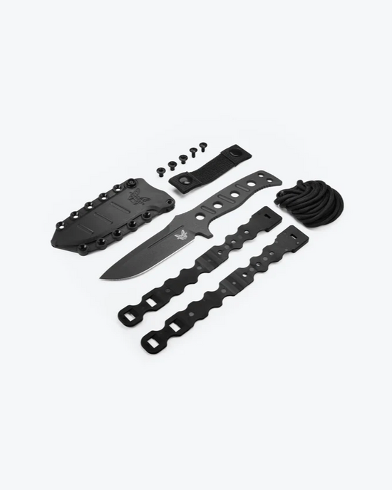 Fixed Adamas | Black Paracord | Drop-point