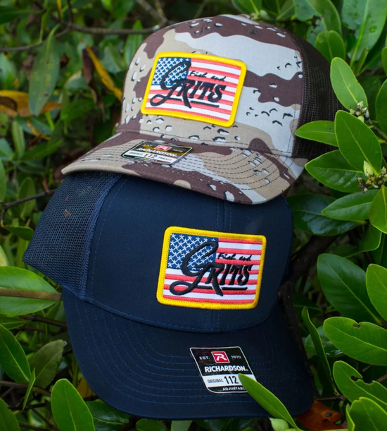 Fish and Grits Richardson 112 'MERICA Trucker
