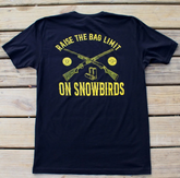 Fish and Grits Snowbirds Tee - Black and Brass