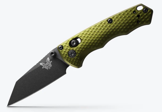 Benchmade Full Immunity | Woodland Green Aluminum | Wharncliffe