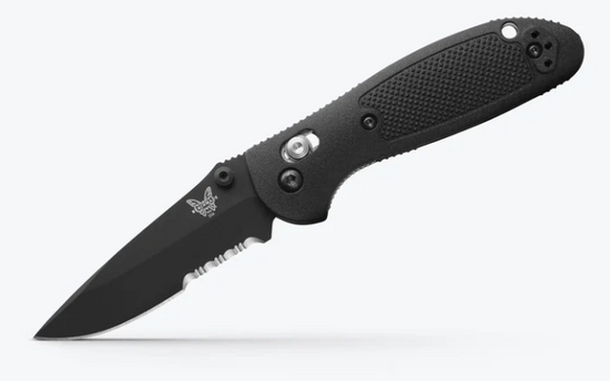 Benchmade Mini Griptilian | Black Grivory® | Drop-point