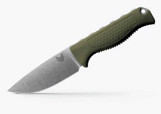 Benchmade Steep Country | Dark Olive Santoprene® | Drop-point