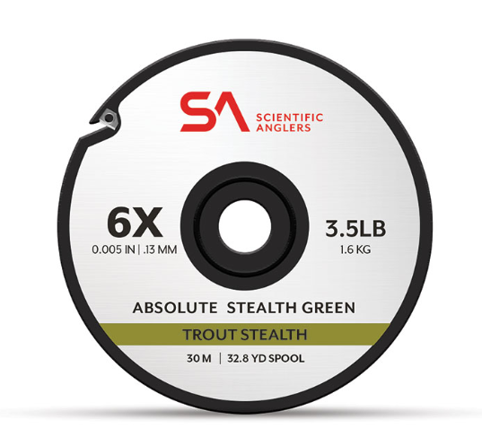 SA Absolute Trout Stealth 30M Tippet