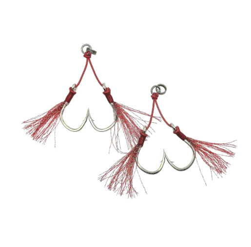 Pro Jigger™ Twin Assist Hooks - With Triple Split Ring