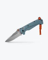 Adira | Depth Blue | Drop-Point Serrated