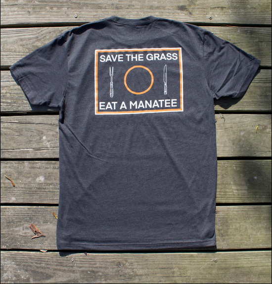 Fish and Grits Save the Grass Tee