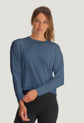 Free Fly Women's Bamboo Shade Crossover Long Sleeve