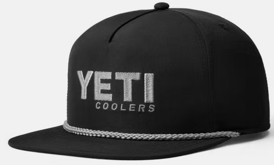 Yeti Coolers Flat Brim Rope Hat