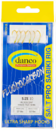 Danco Fluorocarbon Sabiki Rig (No Beads)