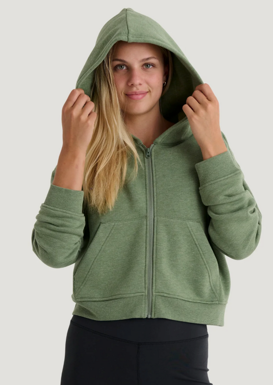 Free Fly Women's Bamboo Northeast Fleece Full Zip Hoodie