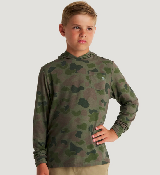 Free Fly Youth Bamboo Shade Hoodie