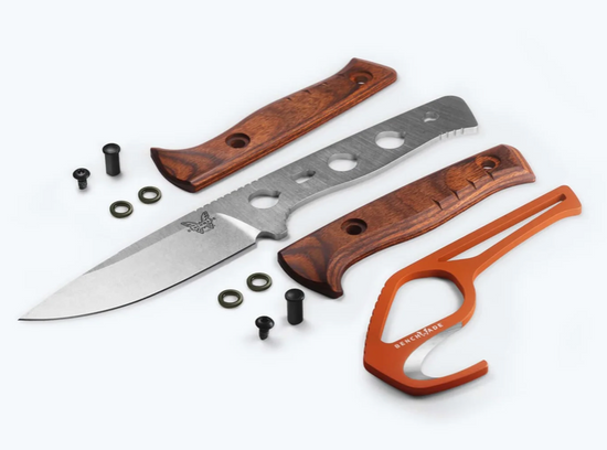 Benchmade Slipridge™ Fixed Combo | Dark Stabilized Wood