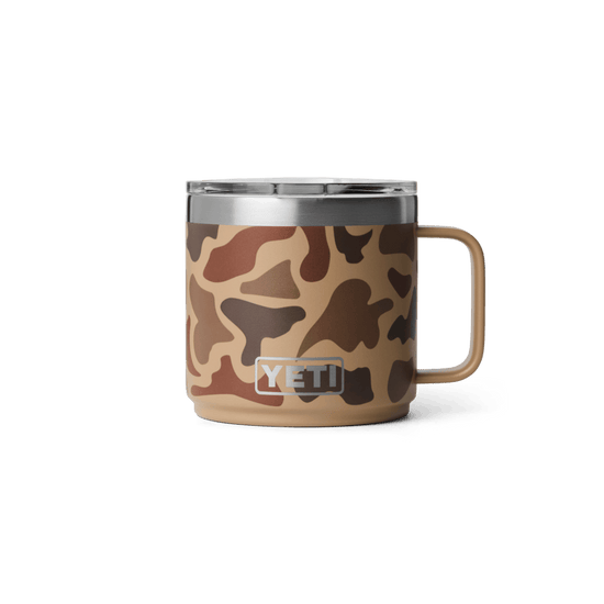 Rambler 14oz Ceramic Mug, Wetlands Camo