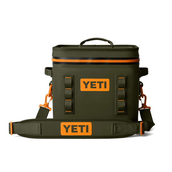 Yeti Hopper Flip 12 - Olive/King Crab Orange