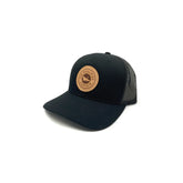 The Qualified Captain Leather Patch Trucker Hat