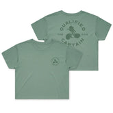 The Qualified Captain Broken Prop Crop Tee