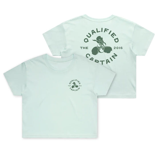 The Qualified Captain Broken Prop Crop Tee
