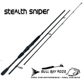 Bull Bay Stealth Sniper Travel Rod With Case 3 Piece