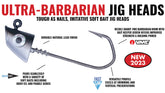 Hogy Ultra Barbarian Jig Silver 10/0 (2PK)