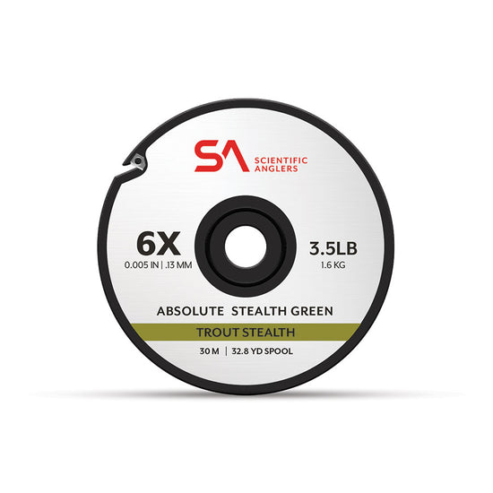 SA Absolute Trout Stealth Tippet Assortment 4X,5X,6X