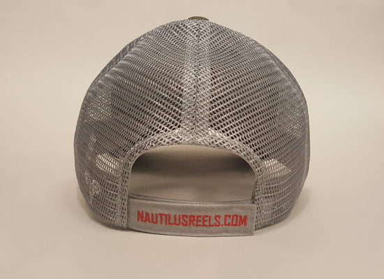 Nautilus Logo Trucker Hat – Grey Ghost
