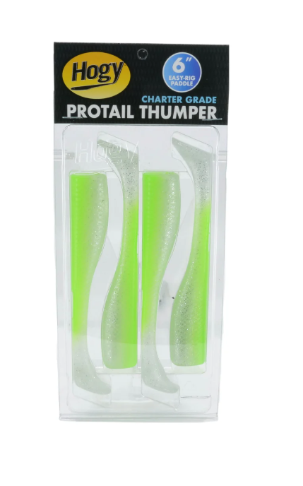 Hogy 6" Protail Thumper Swimbait (4pk)