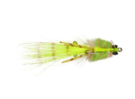 Rainy's Flies Colby's Tan/Chartreuse Mini Corona Toad